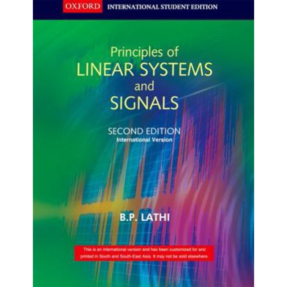 Pre-Owned Principles Of Linear Systems And Signals (Paperback) 0198062273 9780198062271