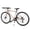 Metallic Beige, variant on 5Seconds Foraker 300 Hybrid Mountain Bike, 21-Speed Adult Bicycle for Men & Women, Lightweight Aluminum Frame, Front Suspension, Mechanical Disc Brakes, Trigger Shifters, All-Terrain Bike Black