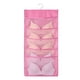 thumbnail image 4 of Organizador de armario colgante Estante de pared de doble cara Bolsa de almacenamiento de armario para calcetines de ropa interior - Rosa - 15 bolsillos kenally HA3102-03B, 4 of 6