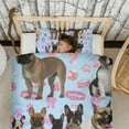 thumbnail image 3 of French Bulldogs Duvet Cover and Pillowcase Set for Single Bedding, Bedroom Accessories for Kids Teens, 3 of 5