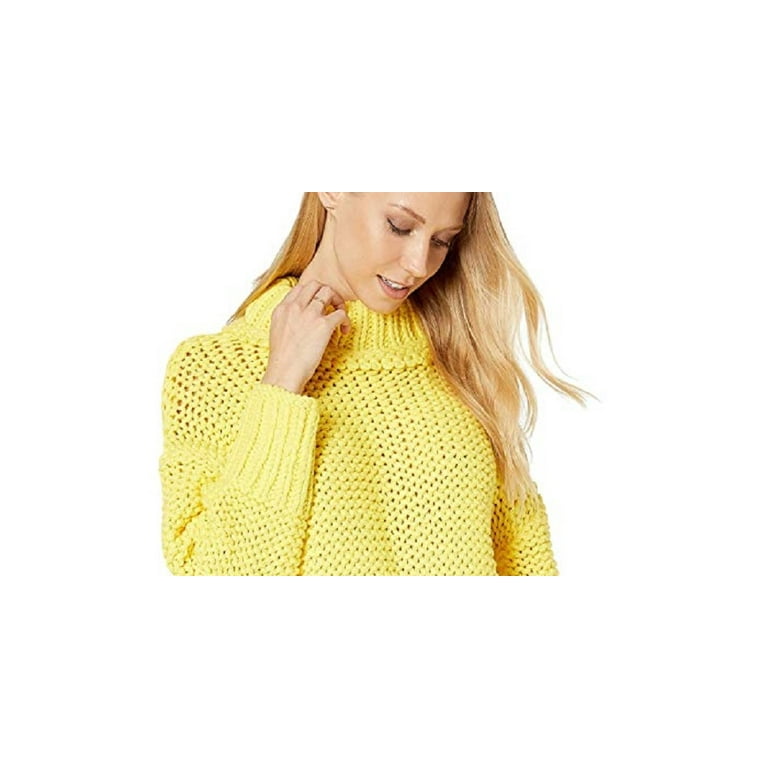 yellow long sleeve sweater