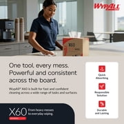 WypAll GeneralClean X60 Cloths Multi-Task Cleaning Wipes (34790), Pop-Up Box, Strong and Absorbent Towels, White (10 Boxes of 118 Sheets, 1,180 Sheet Total)