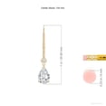 thumbnail image 2 of ANGARA IGI Certified Lab Grown 1.42 Ct Diamond Drop Earrings with Lab Diamond for Women in 14K Yellow Gold (Size-7x5mm| Color-F-G| Clarity-VS) | Anniversary, Jewelry Gift for Women | Diamond Earrings, 2 of 5