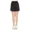 thumbnail image 3 of White Mark Women's Super Soft Drawstring Waistband Sweat Shorts, 3 of 4