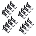 thumbnail image 1 of 16 Pack Single Curtain Rod Brackets for Drapery Rod Aluminum Alloy Heavy Duty Curtain Rod Holders (Black), 1 of 5