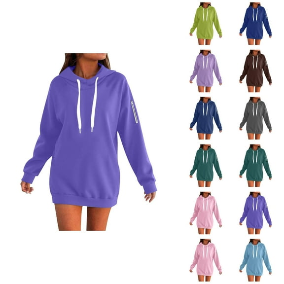 Hoodie Women Oversized Hoodie Womens Sweatshirt Lightweight Zip Up Casual Outfit Women's Zip Up Hoodie Soft Long Sleeve Casual Pullover Warm Winter Sweatshirt With Pockets Comfortable Loungewear