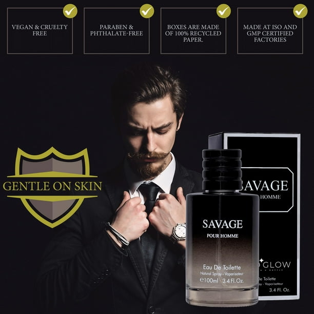 Savage for Men Oz Eau De Toilette Spray para hombres Aroma