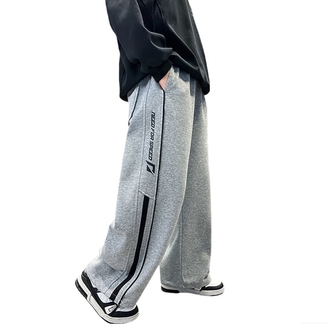 Boys Pants Drawstring Elastic Sweatpants Casual Active Joggers 4 12 Years Clothes