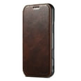 thumbnail image 2 of Allytechgroup Anti-Scratch PU Leather Hard Shell Flip Cell Phone Case with Wallet Phone Case for Apple iPhone 17, Beige, 2 of 8