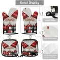 thumbnail image 3 of Valentines Day Oven Mitts and Pot Holders Set of 2, Heart Valentine''s Day Gnomes Heat Resistant Oven Mitts Kitchen Oven Glove for Cooking, Baking, 3 of 6