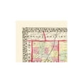 thumbnail image 4 of Historic County Map - Montgomery Macoupin Counties Illinois - Campbell 1870 - Vintage Wall Art, 4 of 4