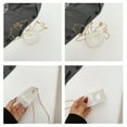thumbnail image 5 of RYUJNDK Women Bag Small Shoulder Bag Chains Crossbody Bag Clear Bag Fashion Messengers Bag Shopping Bag for Daily, 5 of 19