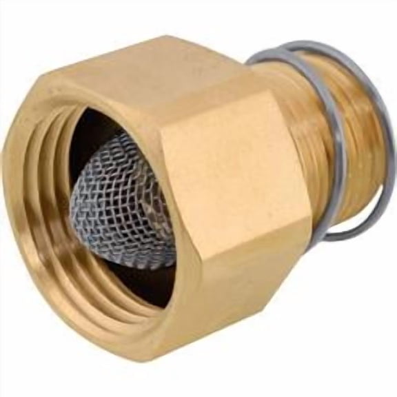 General Pump Brass Pressure Washer Garden Hose Adapter, 200 PSI, 1/2in. NPT-M, Brass, Model# ND10032P