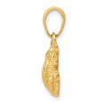 thumbnail image 2 of Auriga 14K Yellow Gold 2-D Frog Pendant for Women (L-18 mm,W-13.5 mm), 2 of 5