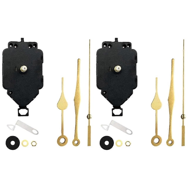 2 Set DIY Clock Movement Kit Replacement Parts
