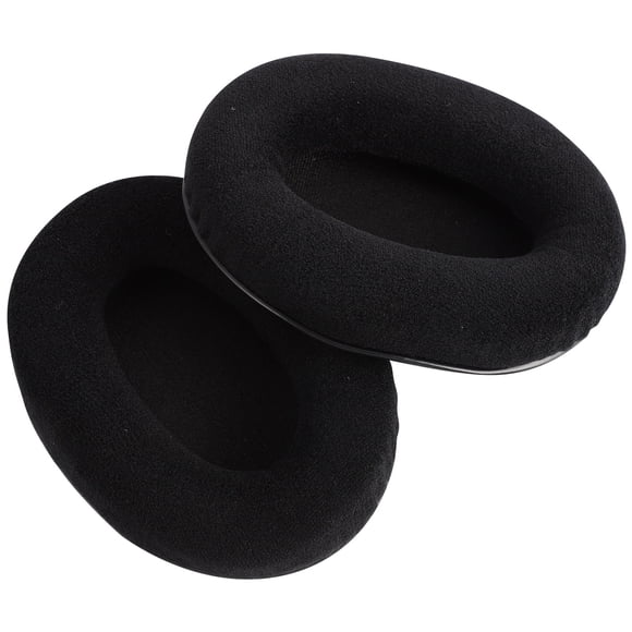 LOLIPPYY 2Pack Earphone Replacement Cover Black Flannelette For Headphones Music Enjoyment Back to School