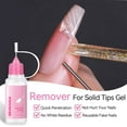 thumbnail image 2 of Kokovifyves Nail Care Presse-Nagel-Klemme Nagellack-Entferner Falsche Nagel Druck Nagel Entfernen Nagelspitzen Persistent Gel Gel Nail Removal Solution 15ml, 2 of 9
