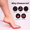 thumbnail image 4 of [ Almohadillas de Espuma Profesional para Spray de Bronceado en Pies CHNELSS 60 Pares Rosadas ], 4 of 8