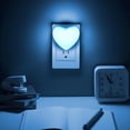 thumbnail image 5 of Night Light Heart-Shaped Birthday Gift Nightlight for Room Decor 1pack Blue LED Nightlight for Indoor Bathroom Bathroom, 5 of 7