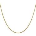 thumbnail image 3 of 14K Yellow Gold Jbsp's 1.4mm D/C Open Franco Chain (16 X 1.4) Made In Italy 7216-16, 3 of 5