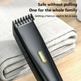 thumbnail image 6 of Outoloxit Quiet Baby Hair Clipper for Infants and Adults, Cordless USB Rechargeable Hair Trimmer with Safe Rounded Blades, Home Hair Cutting Kit, 6 of 7