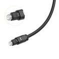 thumbnail image 3 of Unique Bargains Digital Optical Audio Cable, SPDIF Optical Cable for Audio System, Sound Bar, Gold-Plated Connectors, 6.6ft, 3 of 7
