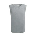 thumbnail image 2 of Fgnfyis Men's Casual Vest Loose Fit Sleeveless Top for Everyday Wear and Outdoor Activities Mens Tank Top Grey XXL, 2 of 7
