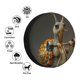 thumbnail image 4 of Fotbe Surreal Weightlifting Snail Funda de Llanta de Repuesto con Estampado, Engrosada, Ajuste Universal para Jeep, Remolque, RV, SUV, Camión-17 inch, 4 of 6