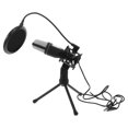 thumbnail image 1 of Raindrops Gaming Microphones USB Studio Microphone in Black with Condenser Technology for Video Recording 1Pcs, 1 of 8