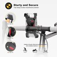 thumbnail image 2 of Bike Phone Mount Anti Shake and Stable Cradle Clamp with 360° Rotation Bicycle Phone Mount/Bike Accessories, 2 of 5
