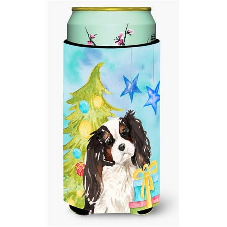 

Tricolor Cavalier Spaniel Christmas Tall Boys Beverage Insulator Hugger
