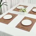 thumbnail image 7 of Unique Bargains Set of 6 Washable Placemats for Kitchen Dining Table Decor Dark Curry, 7 of 7