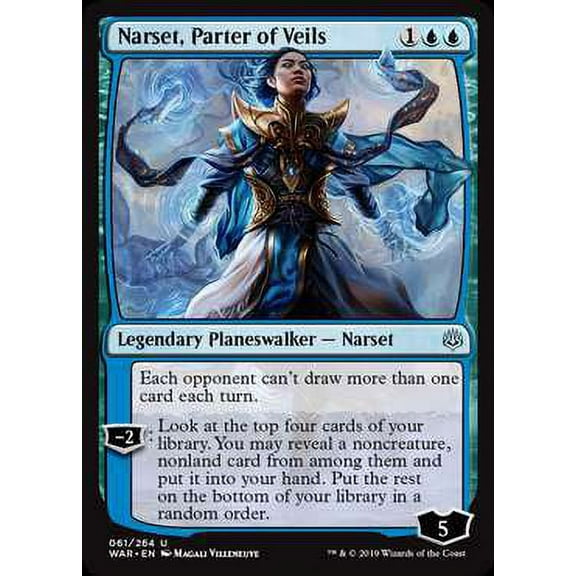 MtG War of the Spark Uncommon Narset, Parter of Veils #61