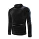 thumbnail image 2 of Top Pompotops para Hombres Fitness al aire libre Color sólido Manga larga Cuello alto, 2 of 7