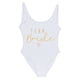 thumbnail image 1 of MKLEKYY Bikini Mujer Traje De Baño Women Fashion Letter Print Piece Swimsuit Sexy Bikini Swimwear Bathing Sleeveless Backless Swimsuit 2722, 1 of 4