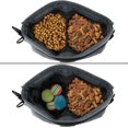 thumbnail image 4 of Viklluyr Bolsa De Golosinas Para Perros Con Cierre Magnético 2 Bolsillos Con Cremallera Bolsa De Comida Para Perros Con Bolsillo Interior Extraíble Correa Acolchada Para El Hombro Bolsa De Comida Perf, 4 of 5
