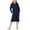 Navy, variant on Posijego Girls Zip up Hooddies Robes Long Sleeve Hooded Housecoat Kids Soft Loungewear with Pockets