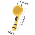 Pet Grooming Shedding Brush,Little Bee Self Cleaning Slicker Undercoat