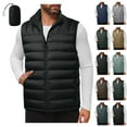 thumbnail image 7 of Chiccall Men's Lightweight Packable Insulated Puffer Vest Outerwear Warm Winter Sleeveless Jacket for Traveling Running, 7 of 7