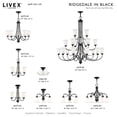 thumbnail image 6 of Livex Lighting Convertible Chain Hang/Ceiling Mount, 6 of 15