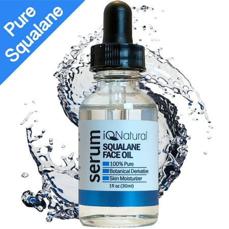 Pure Squalane Oil (Olive Oil for Skin) for All Natural Dry Skin Hydration! Reverse