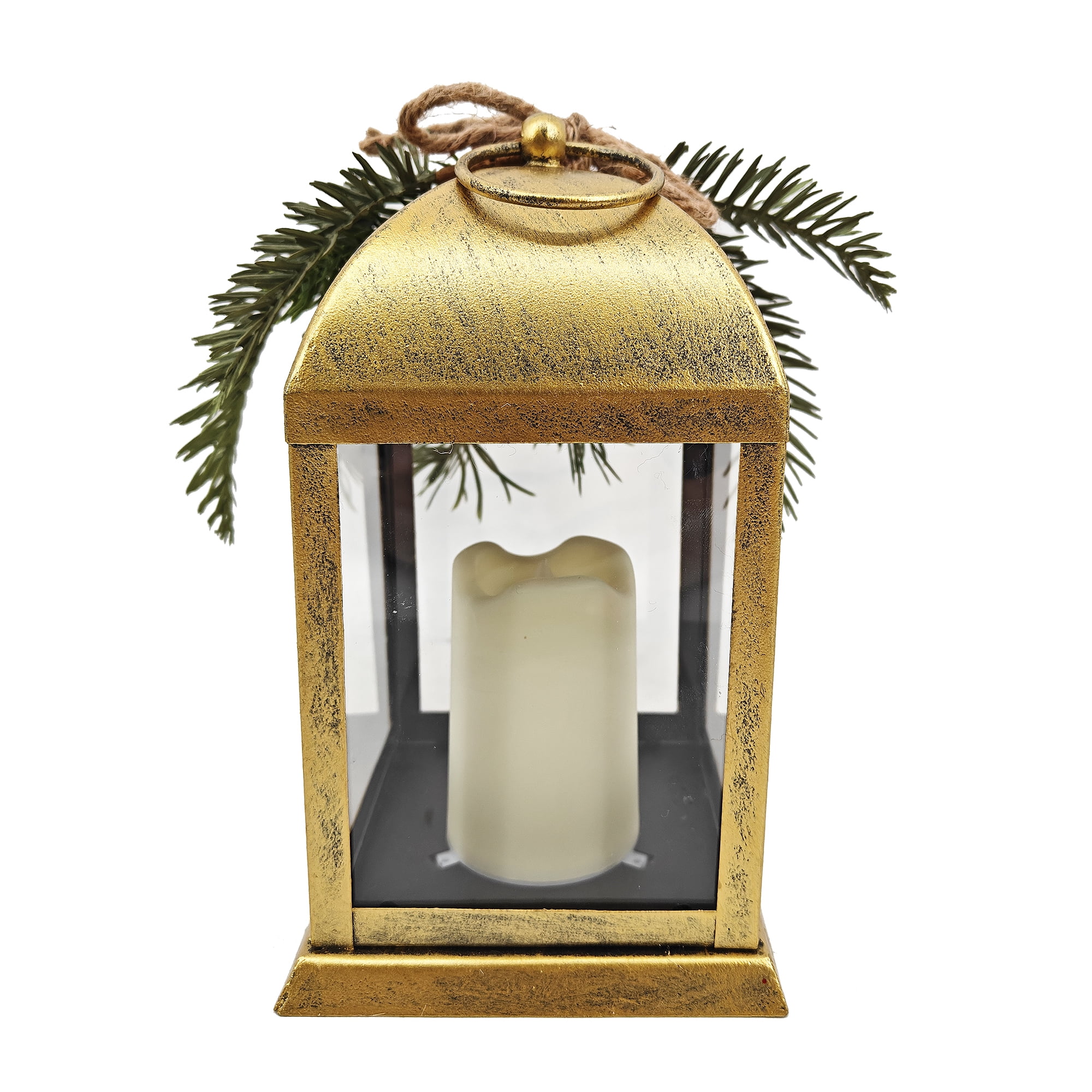 Holiday Time GT LED Gold Lantern