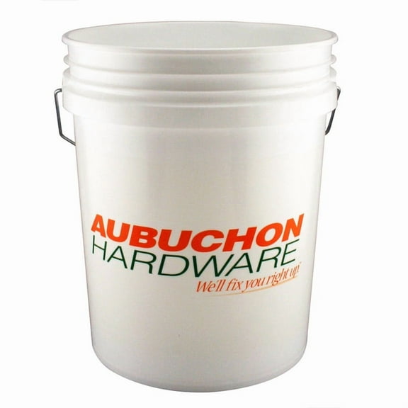 PLASTIC PAIL WHT 5G