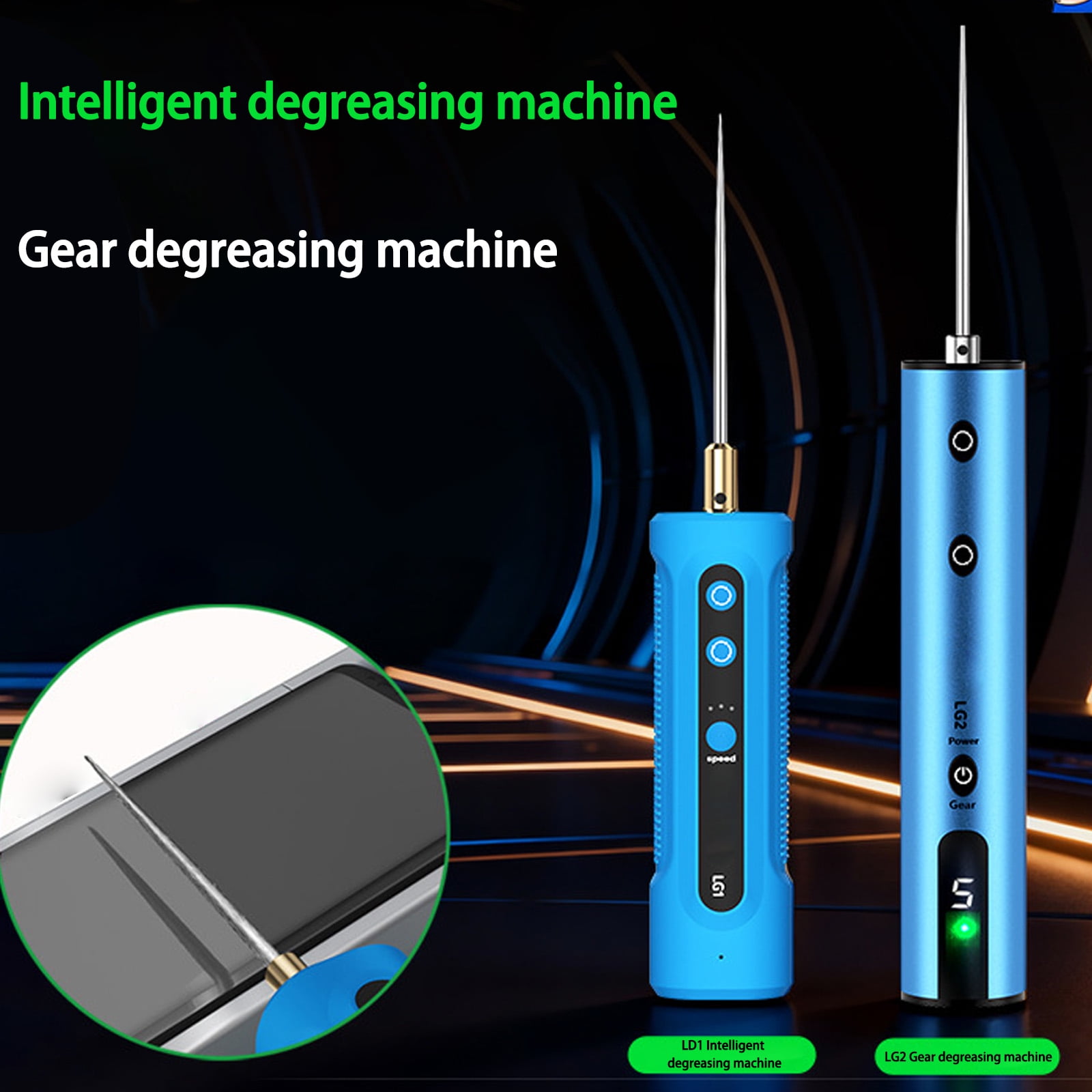 3 Speed Adjustable Manual Glues Removers Tool For Repair Reversible Motor Ergonomic Design