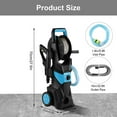 thumbnail image 4 of WAASOSCON 4000 PSI 3000W Electric Pressure Washer with 33ft Hose, 13L/min High Power Washing Machine for Car, Patio & Garden, Dark Blue, 4 of 9