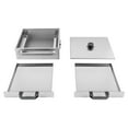 thumbnail image 3 of Kitchen Rice Noodle Roll Machine Food Steamer With Trays & Lid Stainless Steel, 3 of 17
