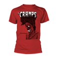thumbnail image 1 of The Cramps - Camiseta Bad Music For Bad People para Adultos Unisex (Rojo), 1 of 2