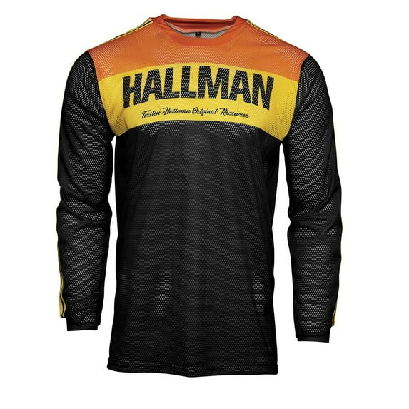 Thor 2021 Hallman TAPD Air Jersey - Black/Orange