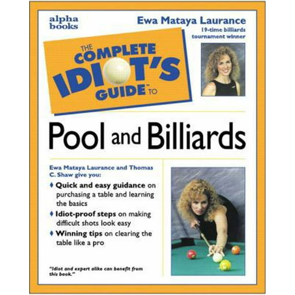 Pre-Owned Complete Idiot's Guide to Pool & Billiards Paperback