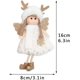 thumbnail image 3 of Paquete de 3 adornos navideños colgantes de ángel reno para árbol de Navidad, decoración para el jardín, 3 of 5